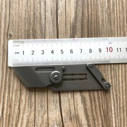 Mini Zakmes | Sleutelhanger RVS | EDC 